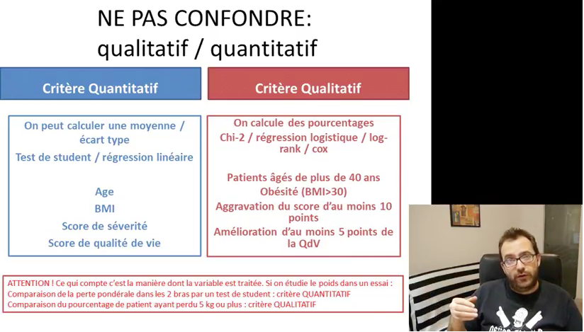 Les essais clinique 3 - les critères de jugement