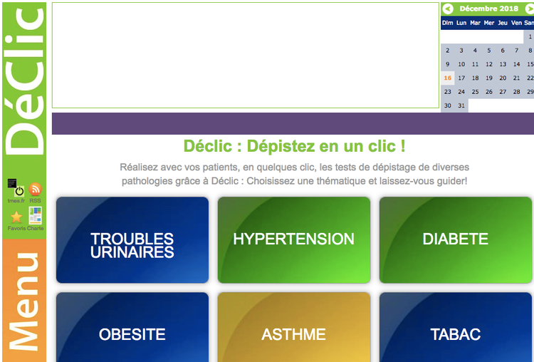 Déclic: dépistez en 1 clic